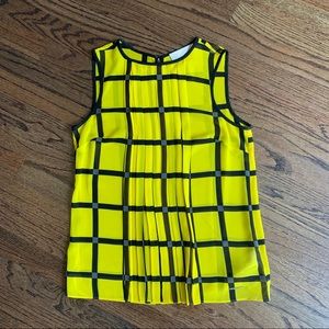 Micheal Kors Yellow and Black Tank top